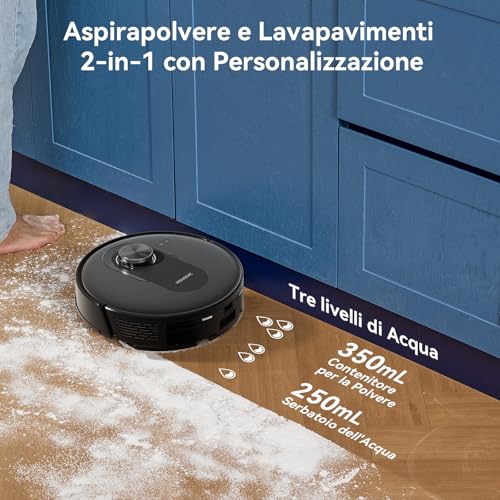 Proscenic Q8 Aspirapolvere Lavapavimenti Navigazione