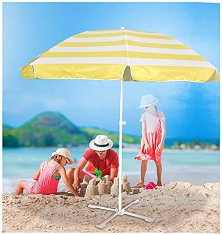 Klappbarer Strandschirm, Sonnenschirm-Gartenschirm, geeignet für Innenhöfe, Geschäfte, Schwimmbäder 2,4 m, dreilagige Schirmrippen