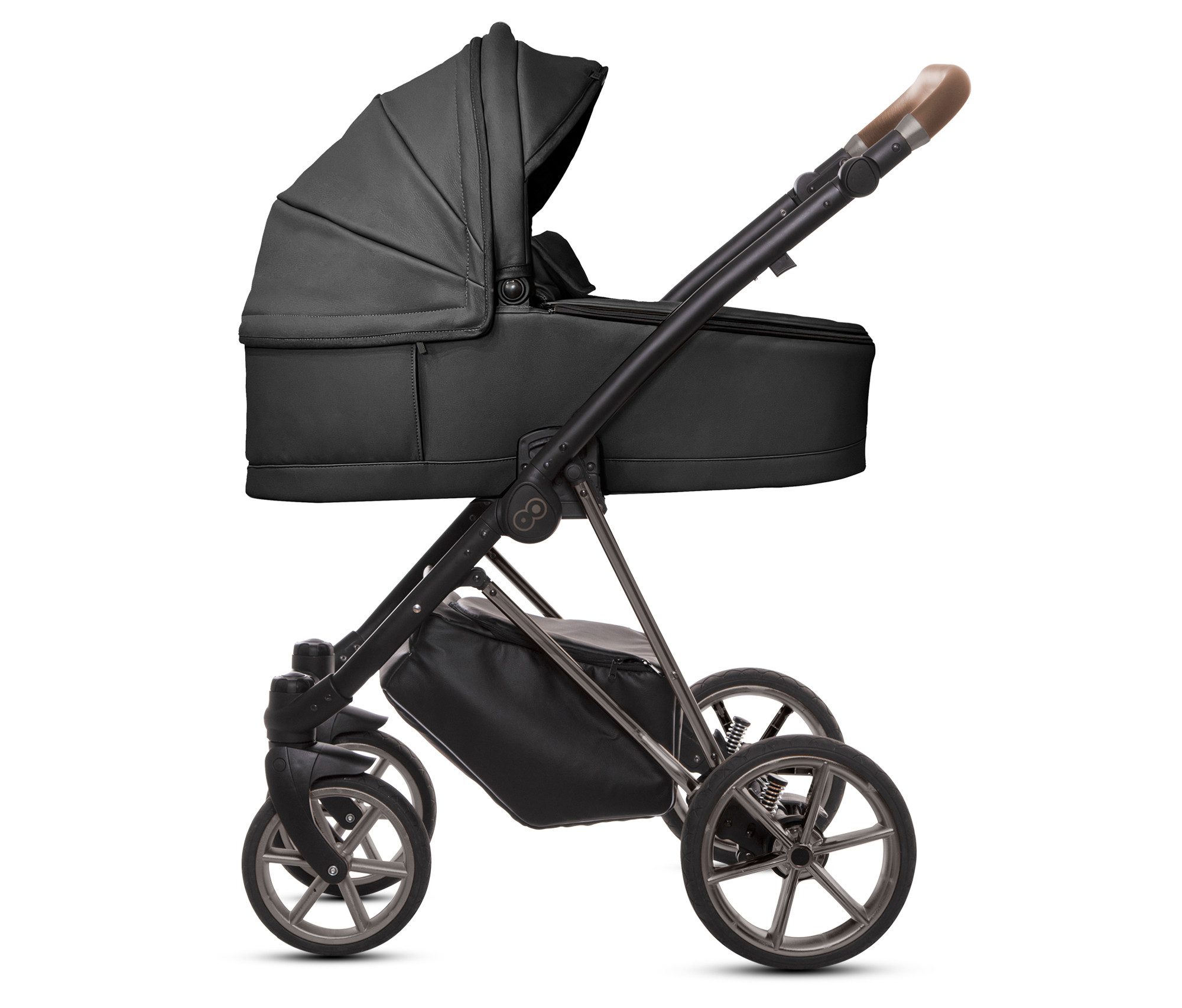 Kombi-Kinderwagen 4 in 1 Musse Royal, Baby Buggy Babywanne Autositz Isofix Basis