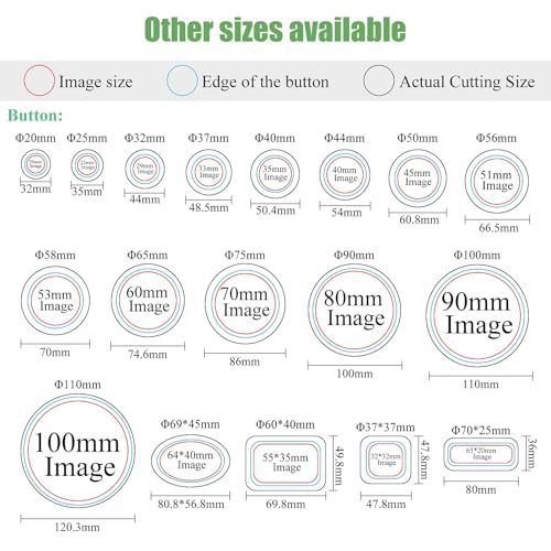 Fustellatrice Grafica, Taglierina per Badge, Fustellatrice Rotonda da 65 Mm in Ghisa, Punzonatrice Grafica Manuale per Creazione di Badge, Spessore di Taglio da 1,5 Mm, con Lama in Acciaio per La : Cancelleria e prodotti per ufficio