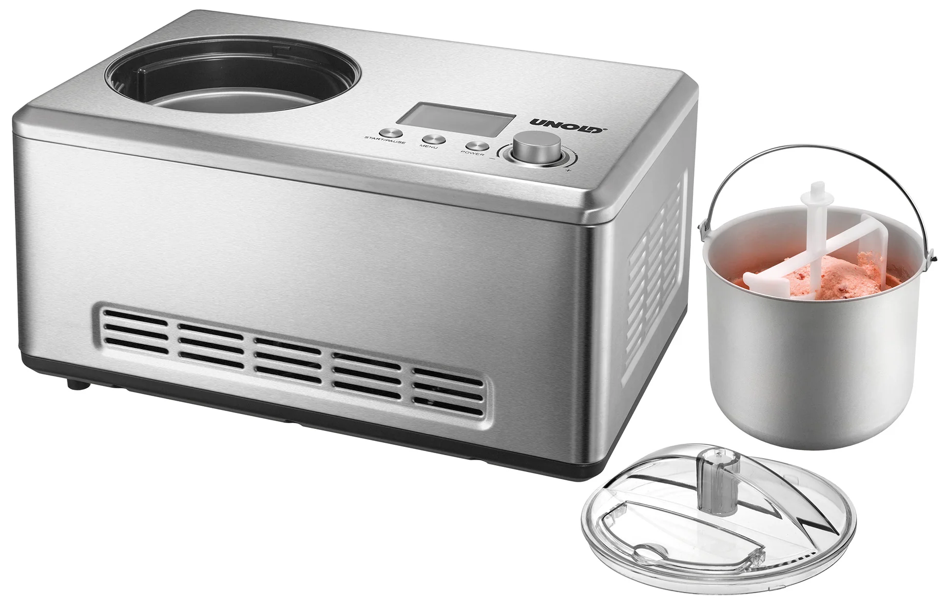 2025 Unold Macchina per Gelato Nobile con Libro del Gelato 2,0 L