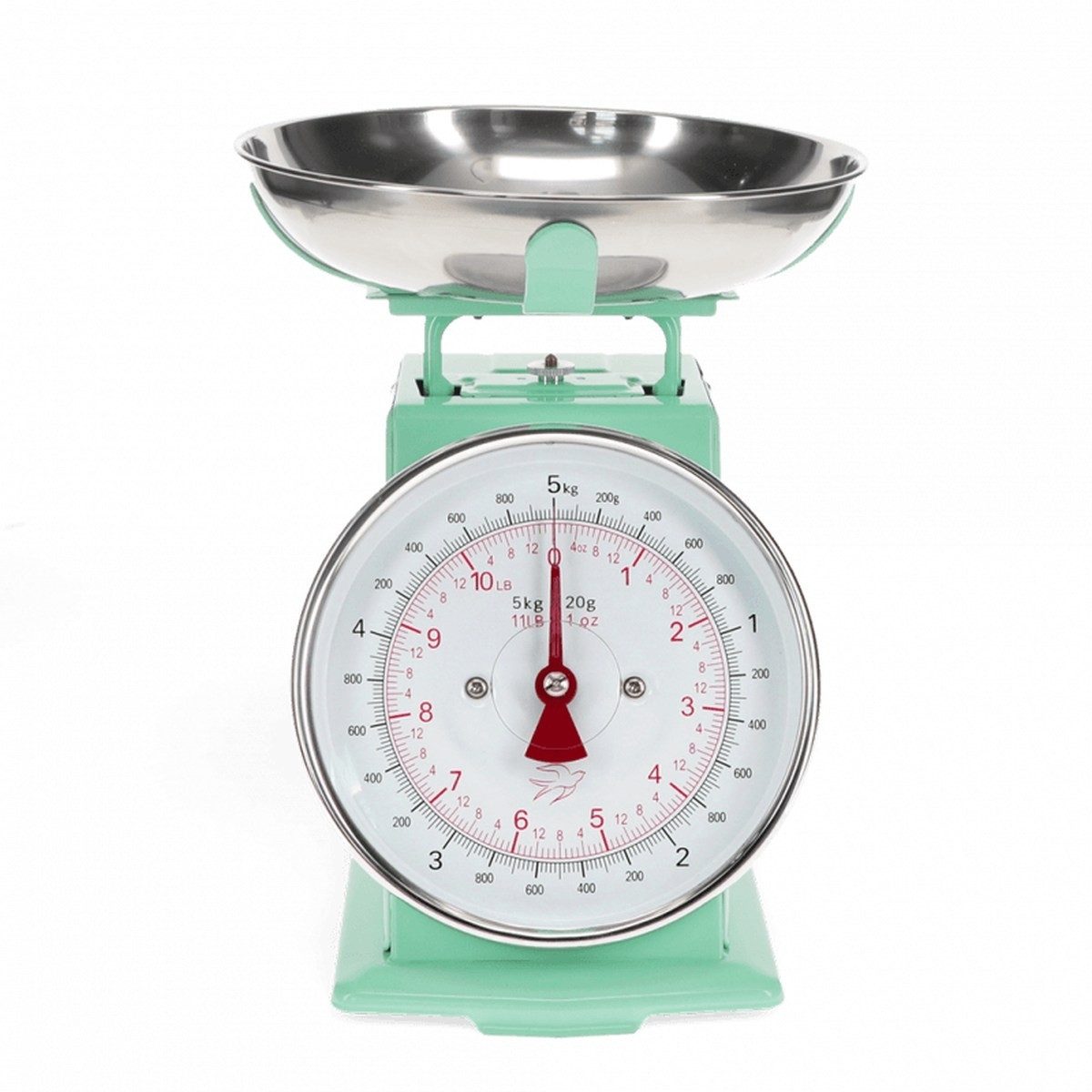 Küchenwaage Mechanische Küchenwaage mit Edelstahlschüssel für Backen & Kochen