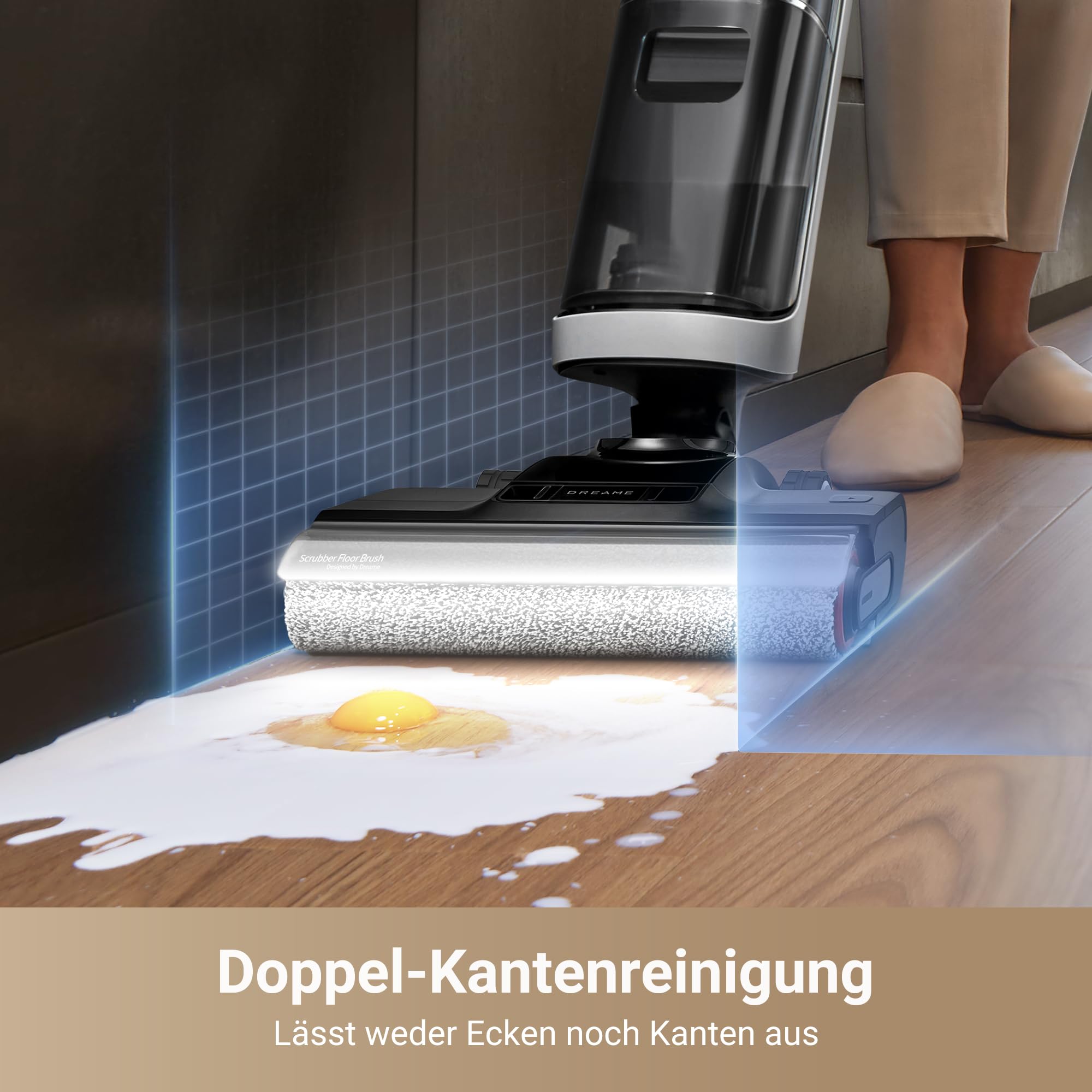 Nass- und Trockensauger H14 Pro mit 18.000 Pa Saugkraft, 180° Flachreinigung und 60 °C Bürstenpflege