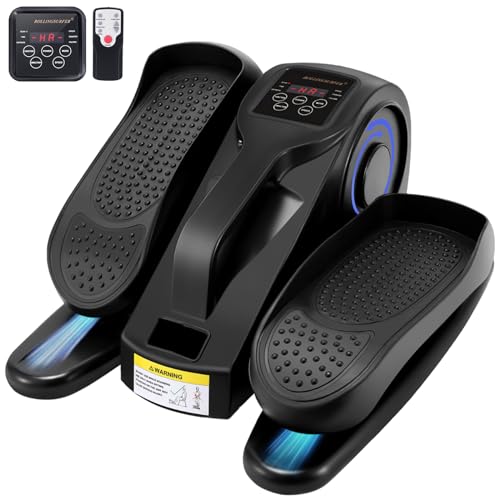 Rollingsurfer Sotto Scrivania Ellittica Macchina, Regolabile Velocità Ellittica Trainer con Telecomando, Pedaliera da Seduti, Stepper Ellittico Portatile Compatto per Adolescenti, Anziani e Adulti : Amazon.it: Sport e tempo libero