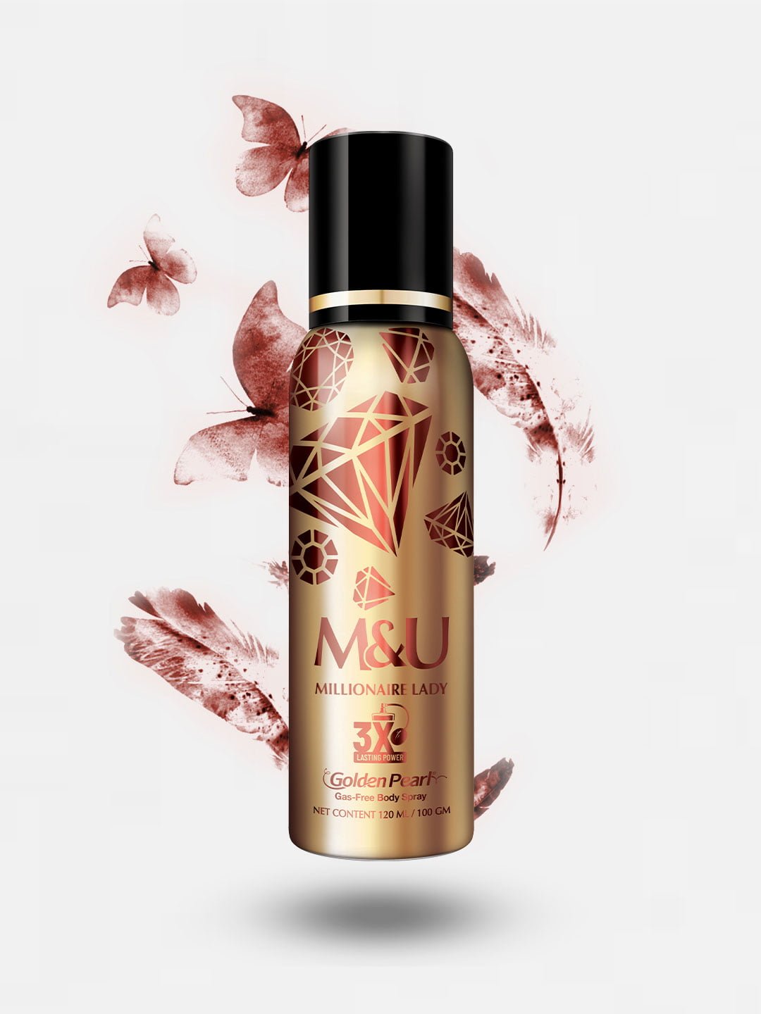 Golden Pearl Millionaire Lady Body Spray