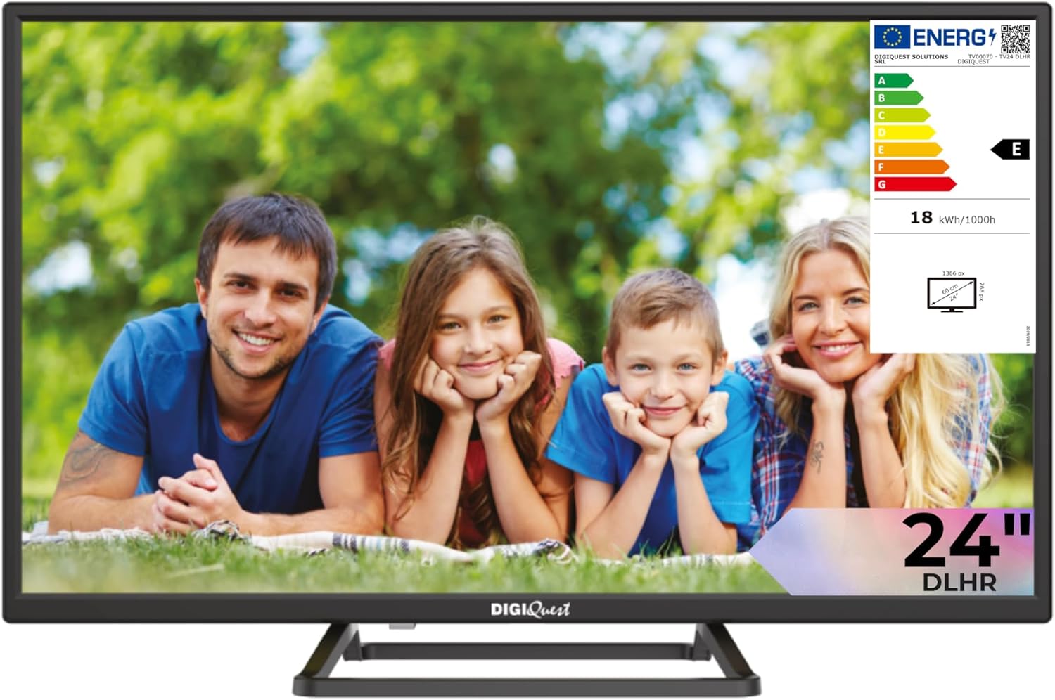 DIGIQUEST TV LED 24' DHLR, HD Ready