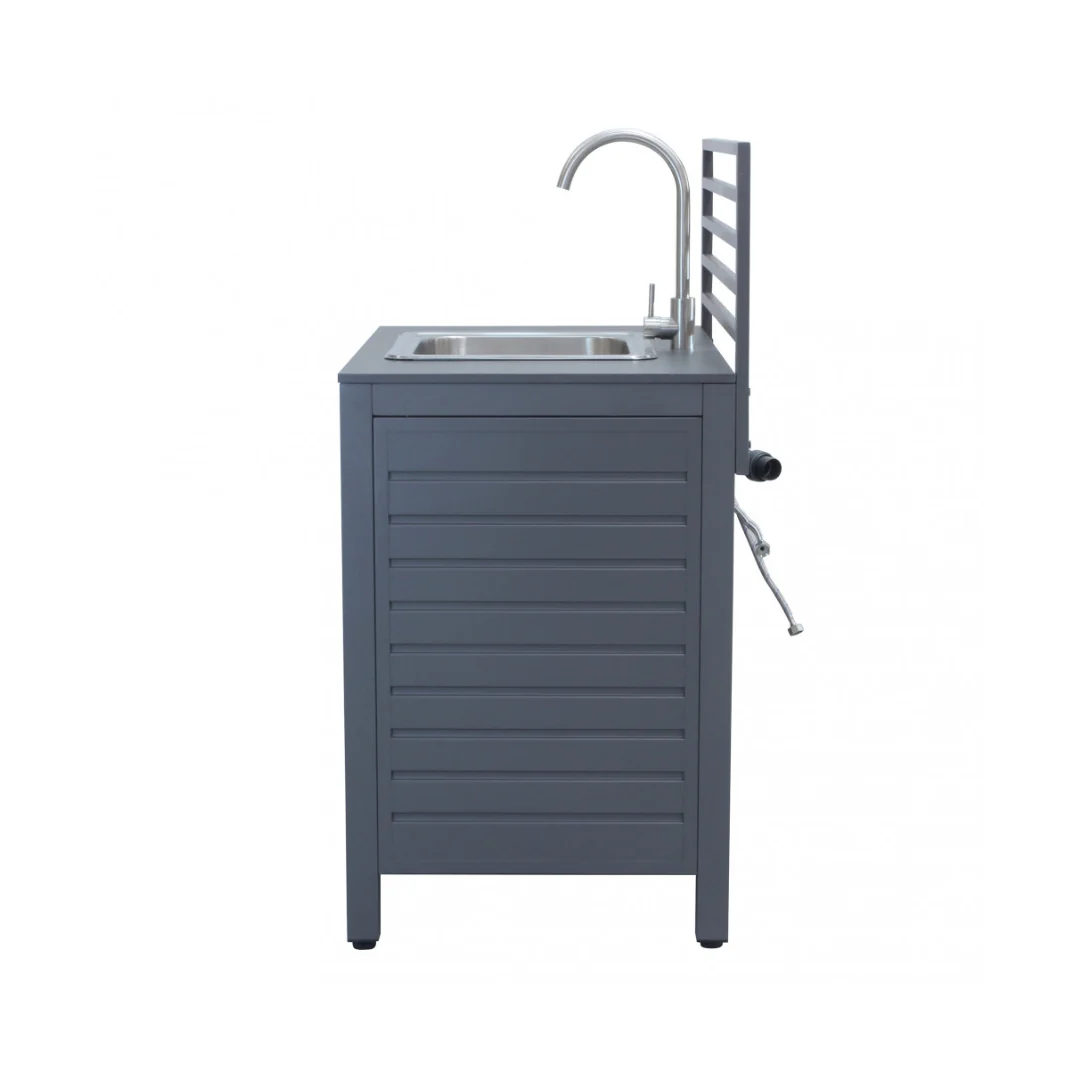 Modulo con lavandino per cucina da giardino