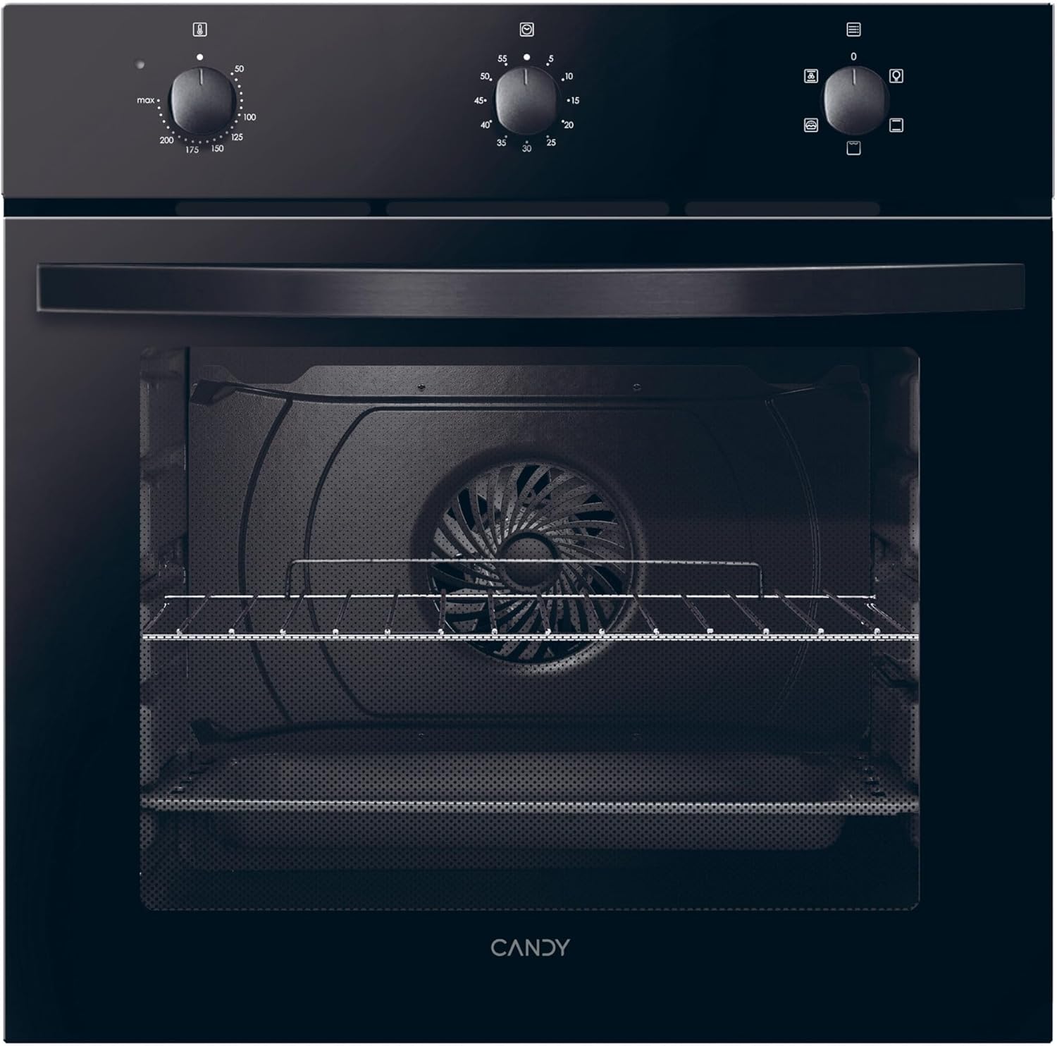 Forno Elettrico da Incasso Ventilato Multifunzione con Grill 65 Litri 60 cm Classe A colore Nero - FIDC N502IT Idea