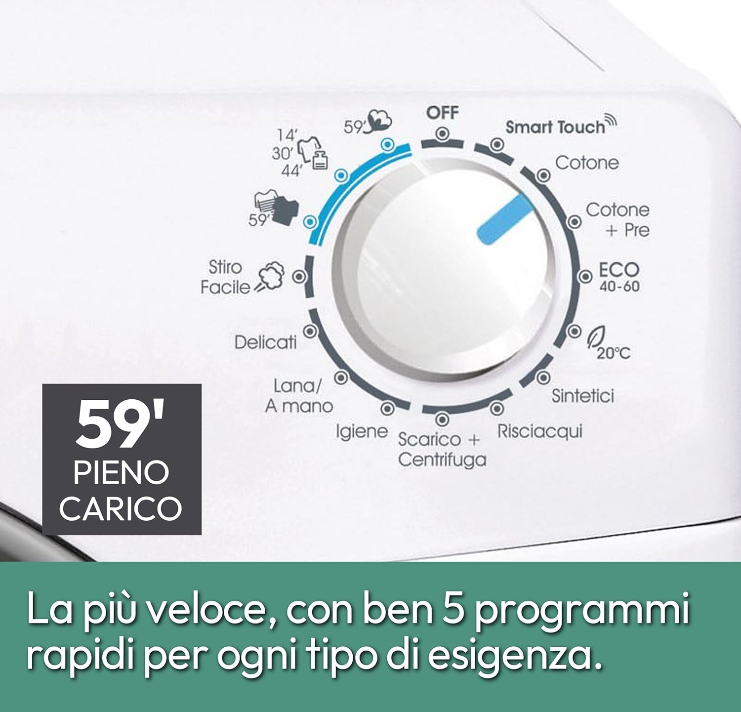 Washing Machine CS 149TXME-S 9 kg Class A 1400 RPM