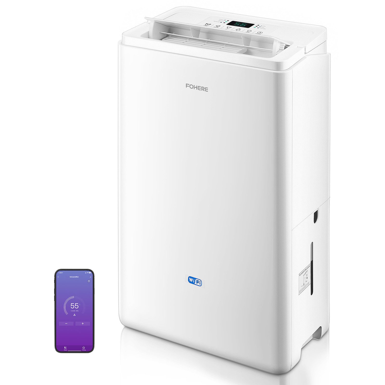 Luftentfeuchter mit App & WLAN, 20 L/24H Smart Luftentfeuchter Elektrisch