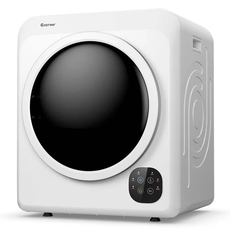 132 Lbs Portable Dryer For Apartments 1700W Front Load Tumble Dryer Compact Clothes Dryer Machine