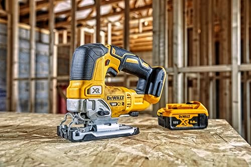 DEWALT DCS334N XJ Seghetto alternativo Brushless con impugnatura a staffa XR 18V senza batterie ne caricabatteria : Fai da te
