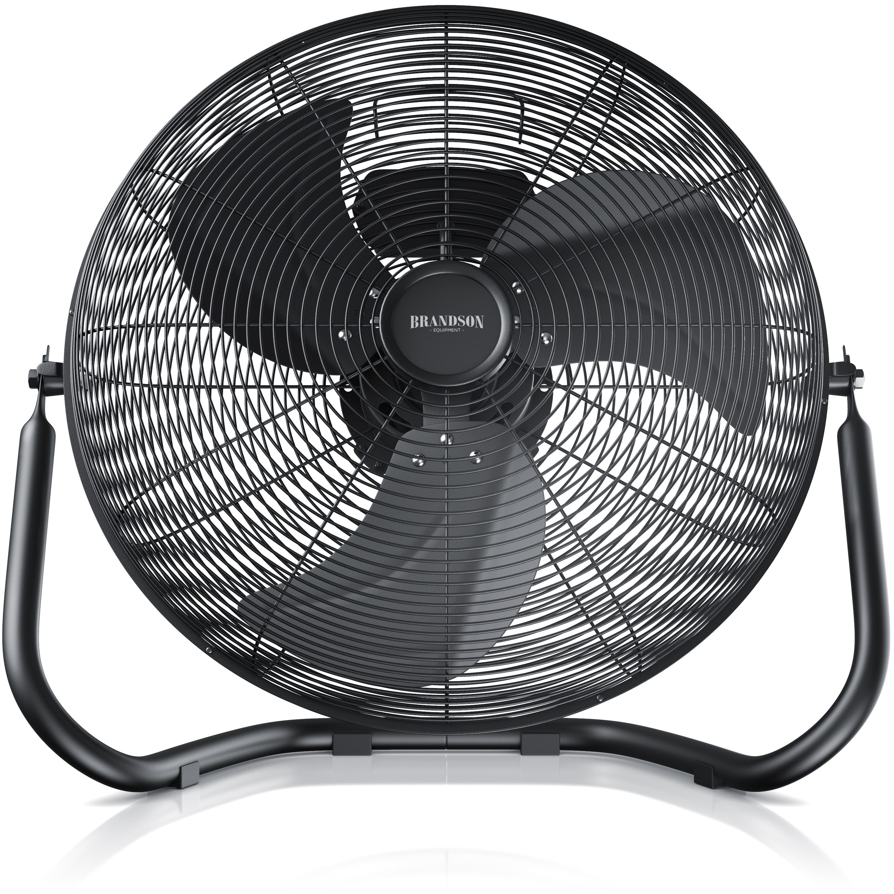 Windmaschine Bodenventilator im Retro Stil, hoher Luftdurchsatz, 200W, Schwarz
