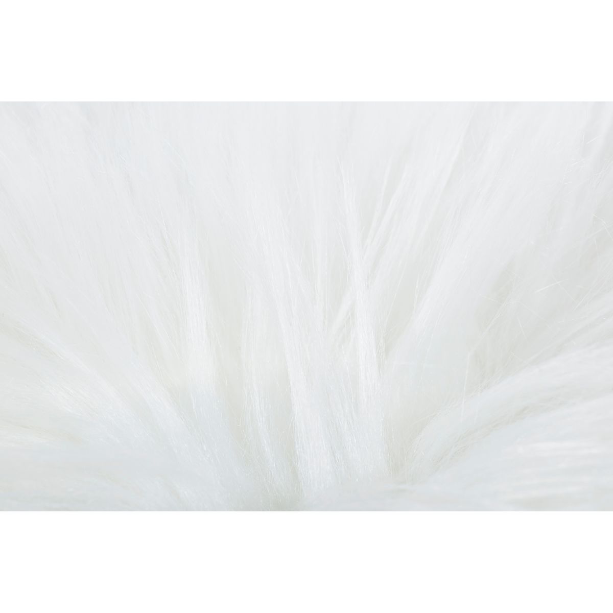 Homcom Kunstfell  80 x 55 x 6,1 cm Weiß