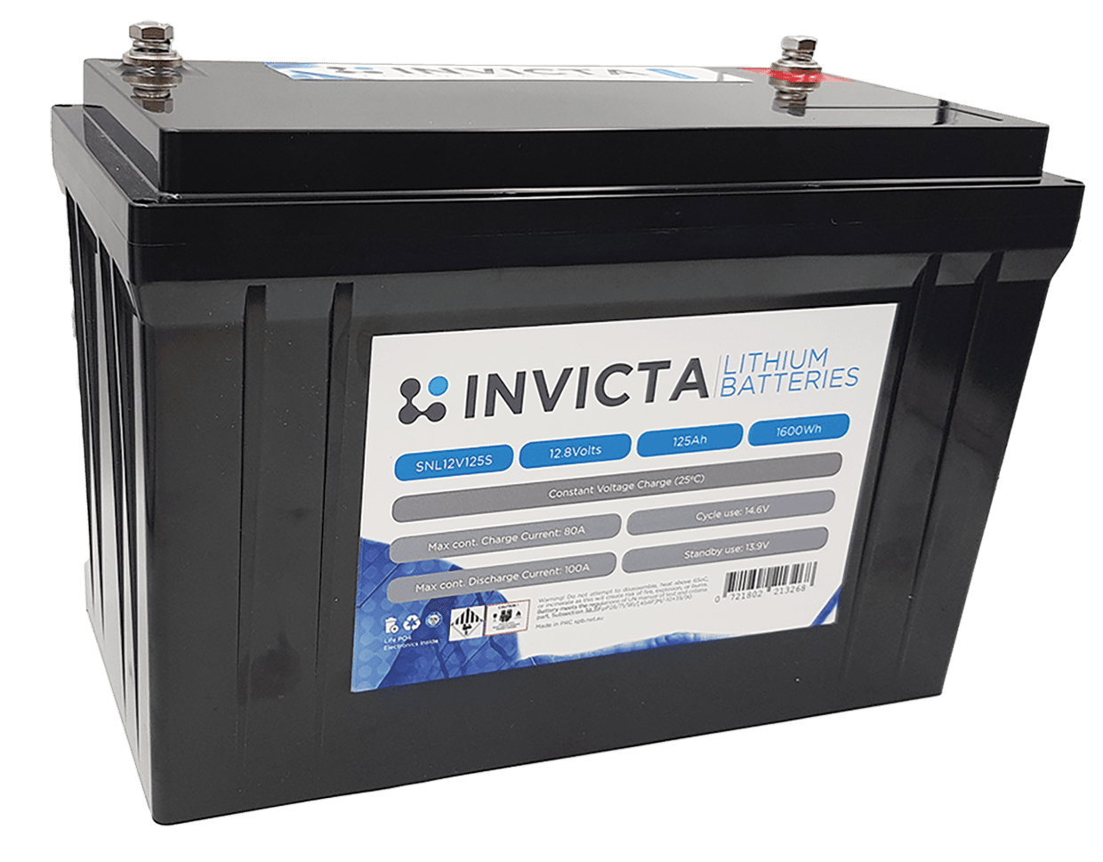 Invicta 12V 125Ah 4S �C SNL12V125S