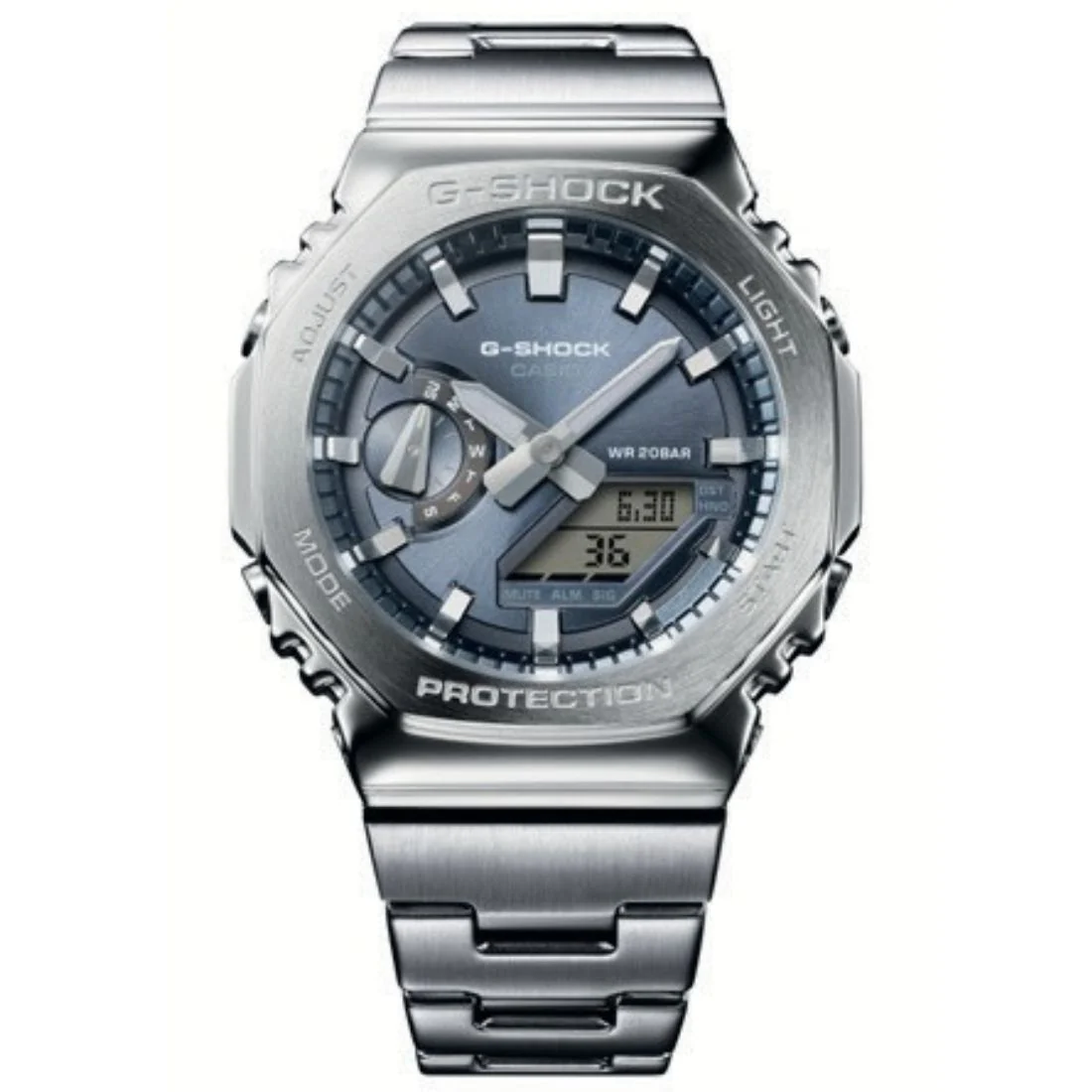 Orologio G-Shock acciaio e resina GM-2110D-8AER quadrante antracite