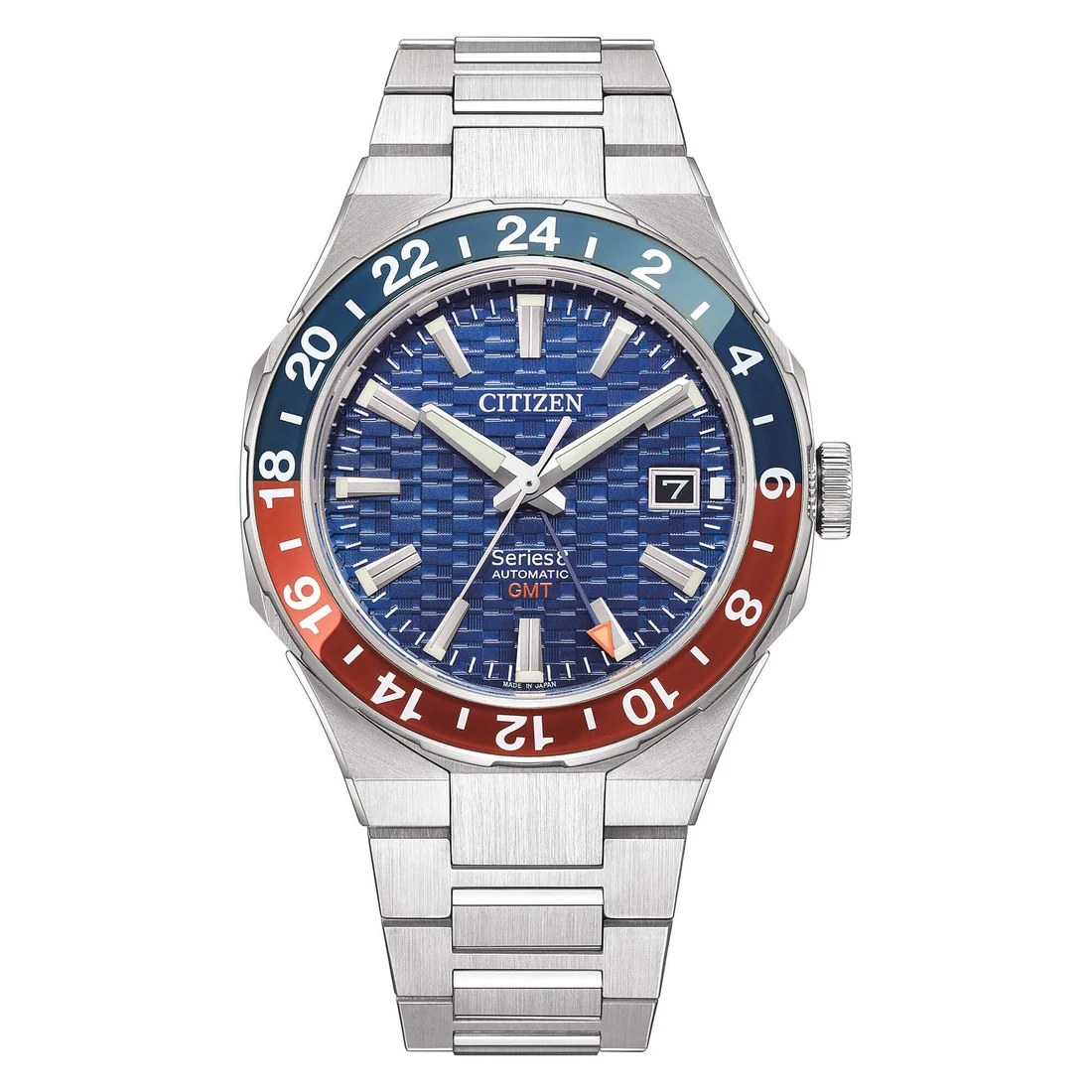 Orologio Citizen NB6030-59L GMT Serie 8 blu ghiera pepsi