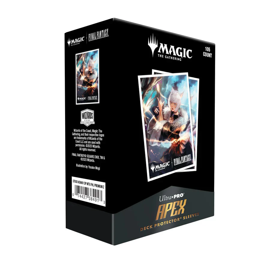 Ultra Pro: Magic the Gathering - FINAL FANTASY 105ct Apex Deck Protector sleeves for MtG - Y’shtola Rhul
