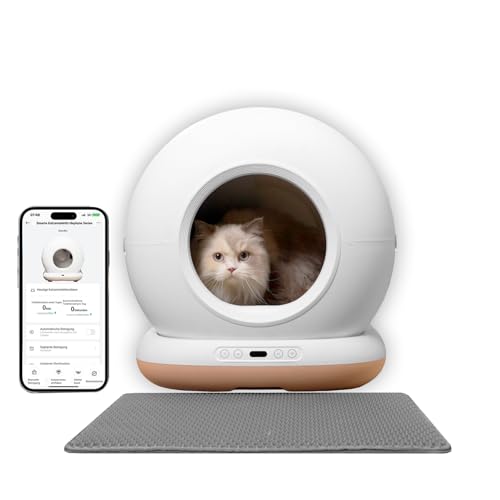 AstroPet Lettiera autopulente 72L con tappetino, controllo APP, sterilizzazione UV, protezione di sicurezza multipla, adatta per più gatti : Amazon.it: Prodotti per animali domestici