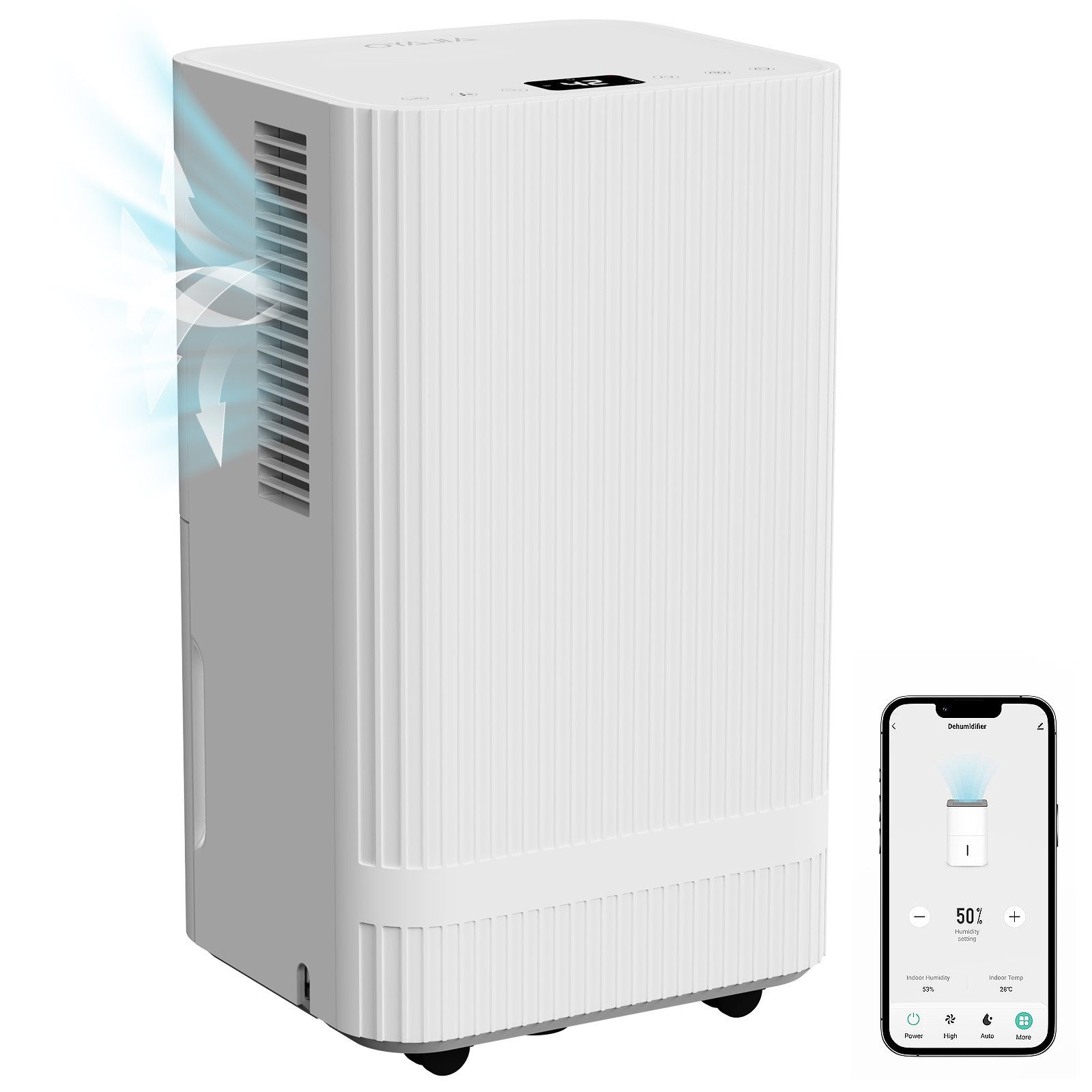 Luftentfeuchter Luftentfeuchter Elektrisch mit WLAN & App, Timer