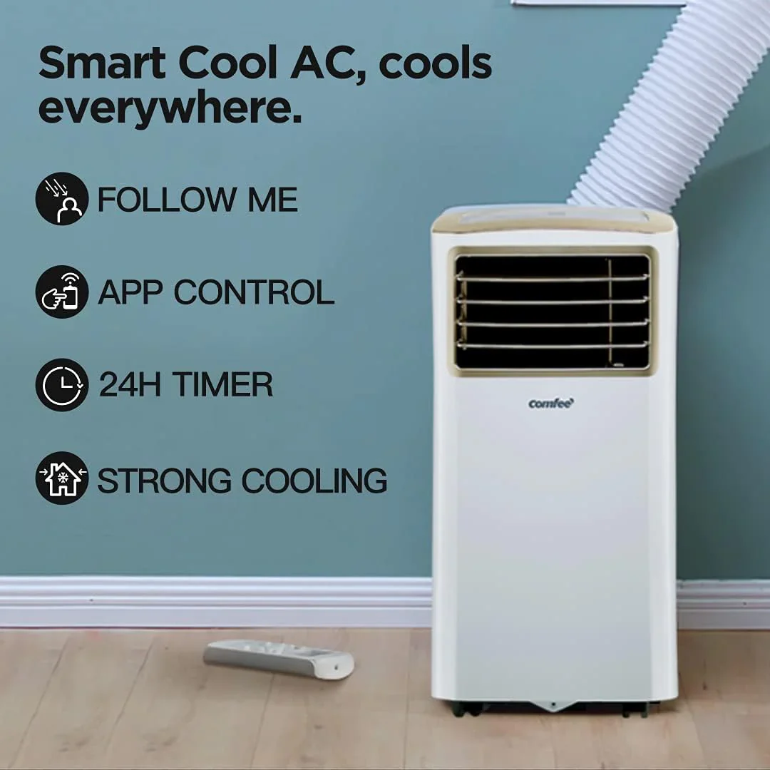 Comfee Mobiles Klimagert Easy Cool 2.0, 7000 BTU 2,0kW, K��hlen&Ventilieren&Entfeuchten, Raumgre bis 68m(25�O), APP-Steuerung/Alexa/Google Home/IFTTT, Mobile Klimaanlage mit Abluftschlauch