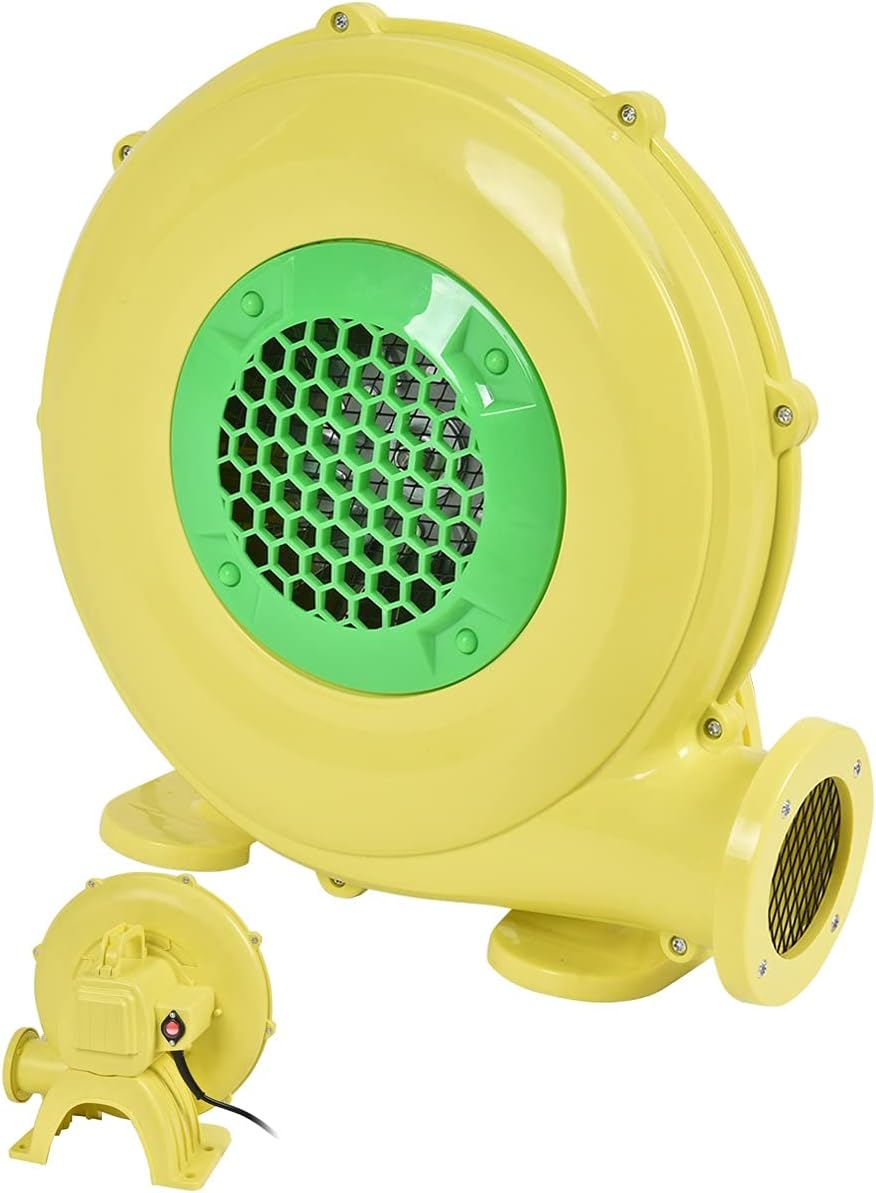 RELAX4LIFE Ventilatore Gonfiabile per Castello, Soffiatore Elettrico 350W/450W/550W/680W/950W, con Cavo di Alimentazione, per Scivoli Acquatici, Giochi Gonfiabili Domestici e Commerciali
