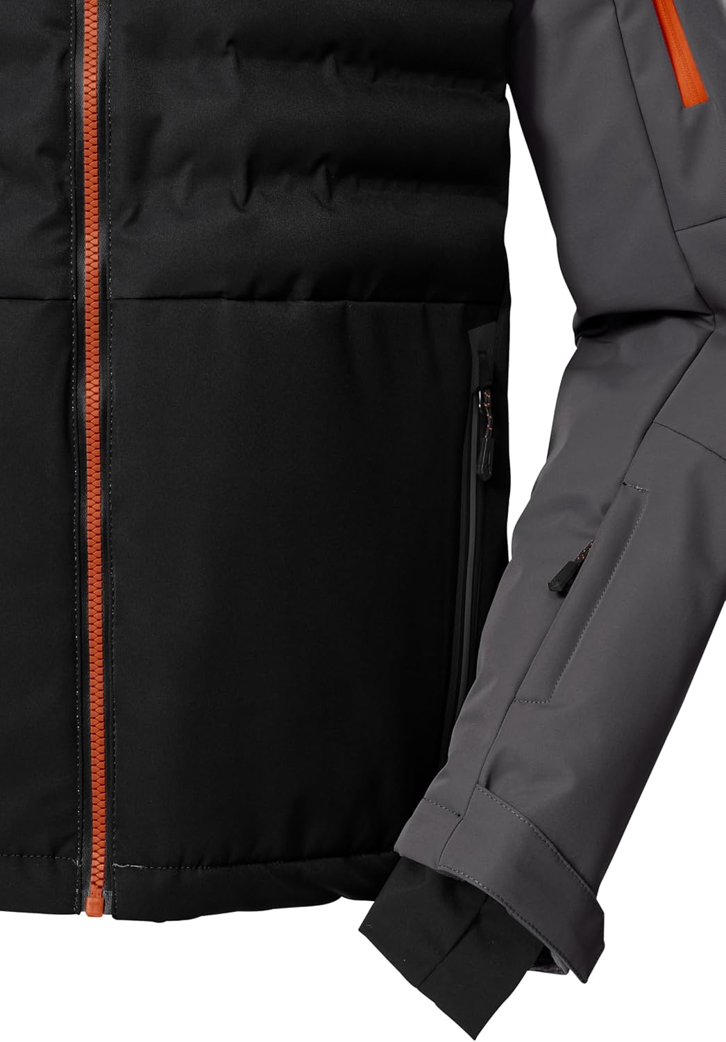 Killtec Herren Ksw 72 Mn Ski Jckt Hybridjacke/Steppjacke mit abzipbarer Kapuze und Schneefang
