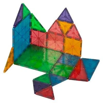 Magna Tiles Clear Colors 74 Piece Set