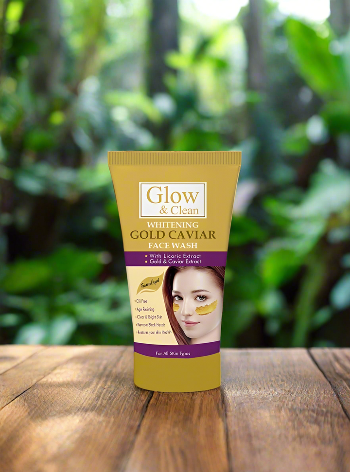 Glow & Clean Gold Caviar Whitening Facewash