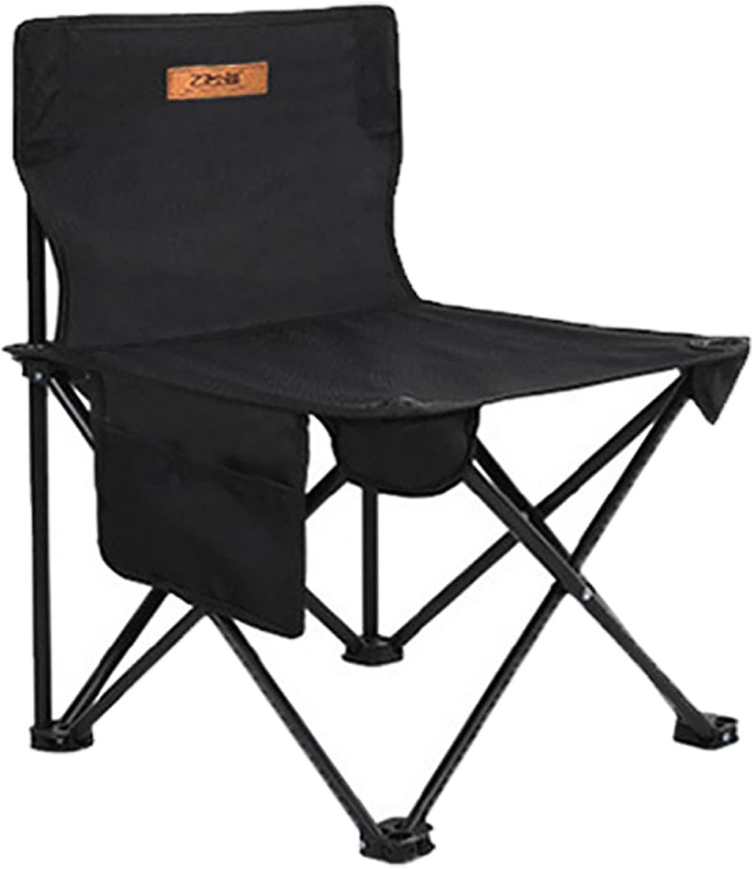 Black1 Aluminum Folding Camping Table and Chairs Set, Portable 5 Piece for 4 People, Includes Easy Carry Bag, Ideal for Indoor/Outdoor Use