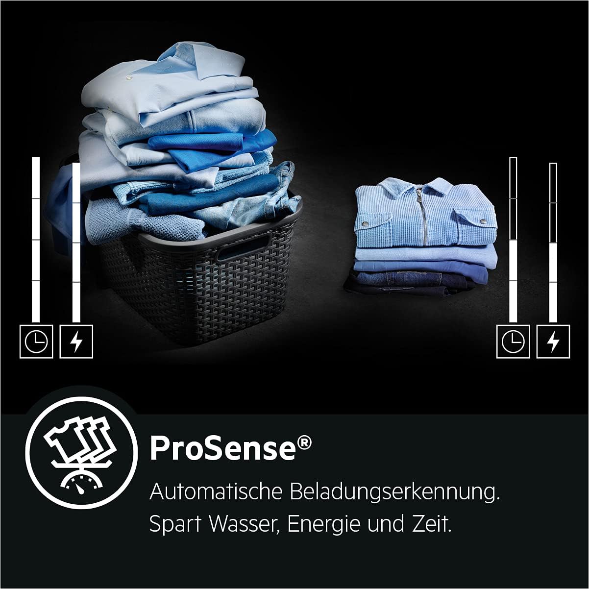 AEG L7WBA60680 Waschtrockner / DualSense - schonende Pflege / 8 kg Waschen / 5 kg Trocknen / D / energiesparend / Mengenautomatik / Nachlegefunktion / ProSteam - Auffrischfunktion / 1600 U/min Weiß