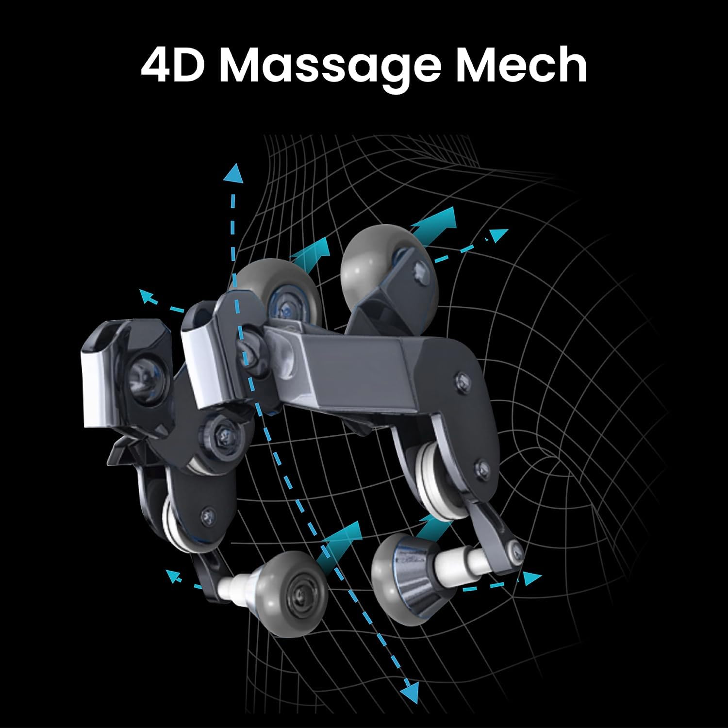 Titan 4D Endor l Full Body Massage Chair l 4D Massage Roller l SL Track l 3 Stage Zero Gravity Reclining l Vertebral Massage l Soothing Lumbar Heating l Bluetooth Speakers (Black)