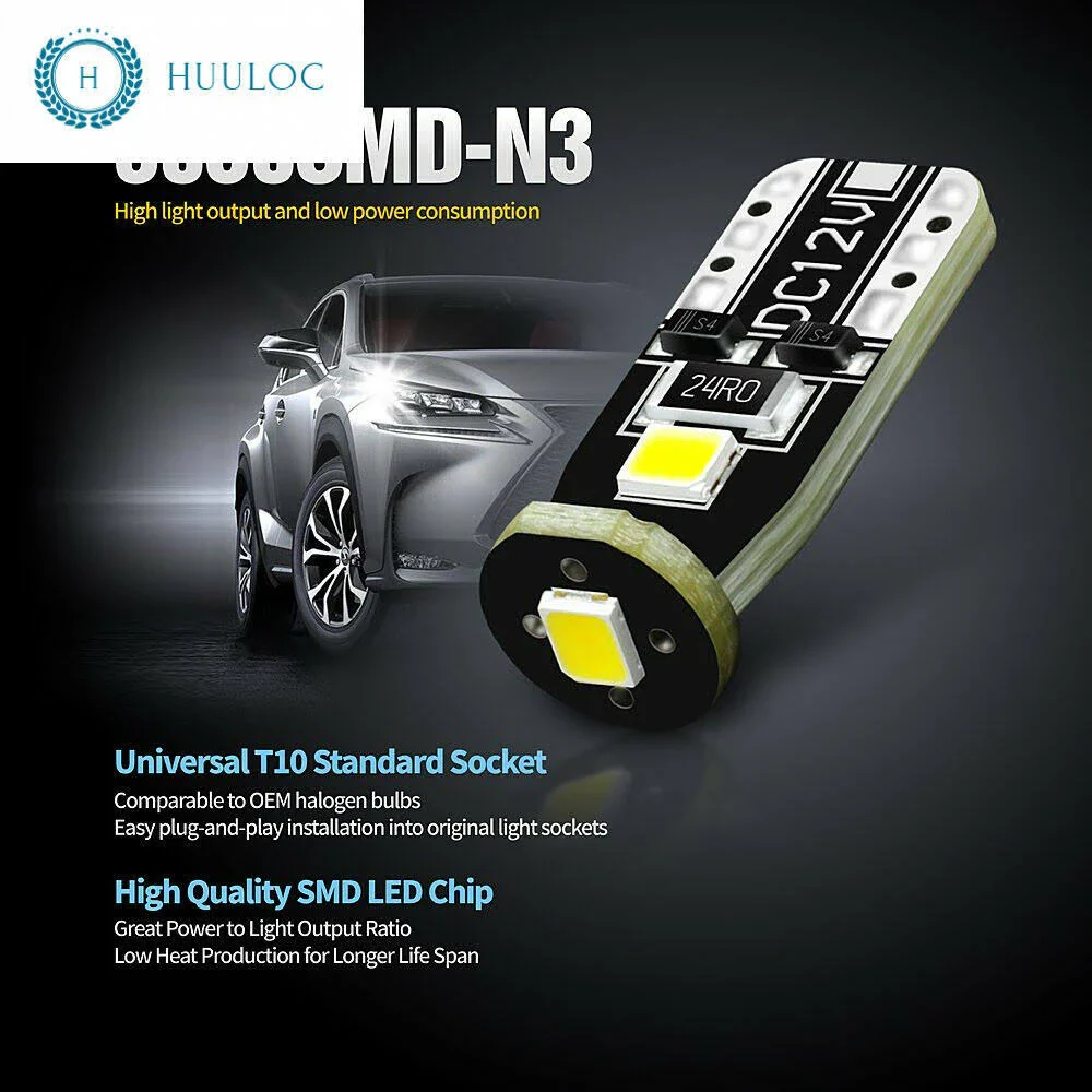 SiriusLED Car Interior LED Bulbs &ndash; 3030 Chipset, Bright White, Multi Use for Dome, Map, Door Lights