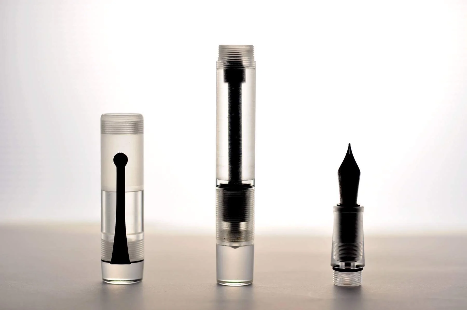 Opus 88 Demo Fountain Pen - Clear Demonstrator