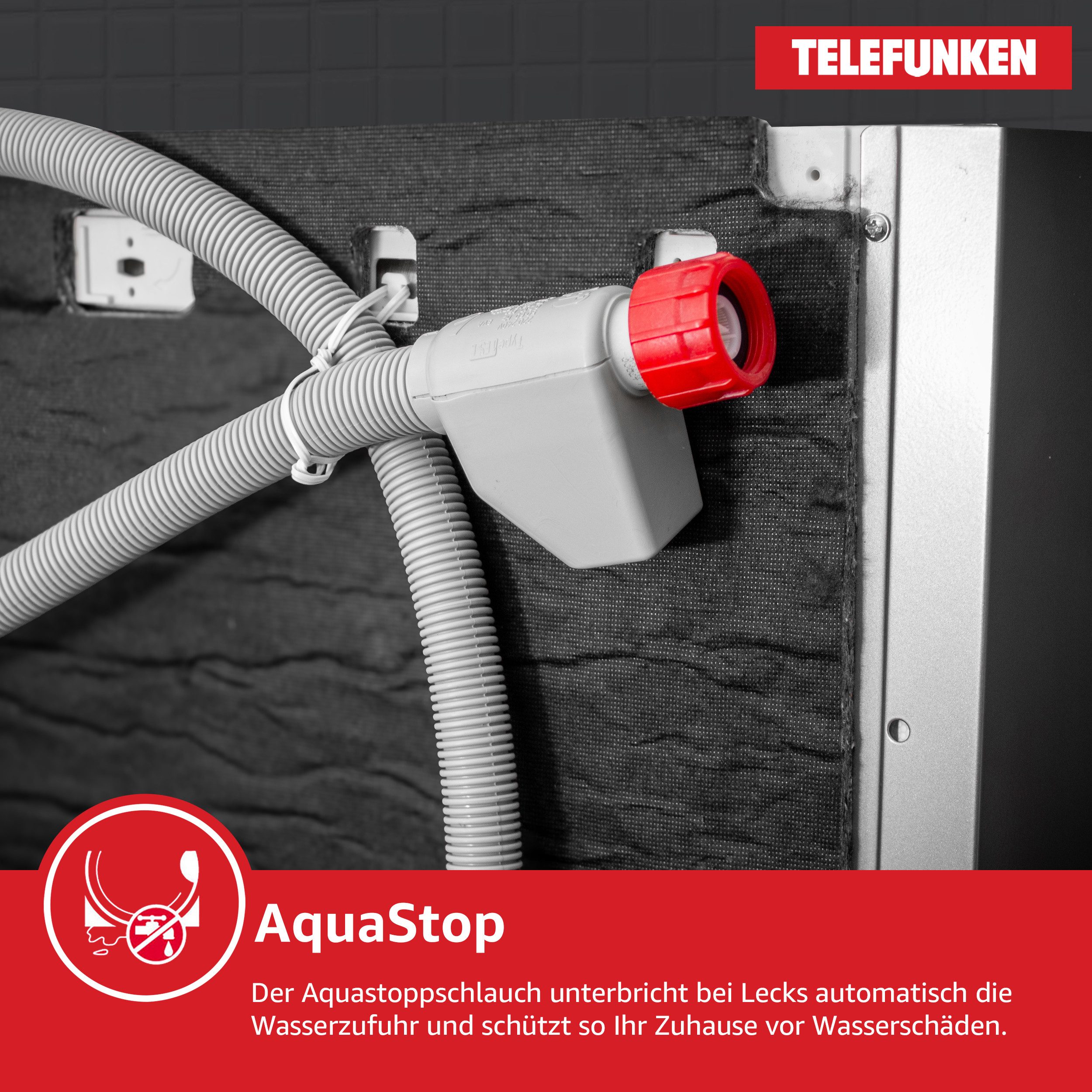 teilintegrierbarer Geschirrspüler GET6012DI