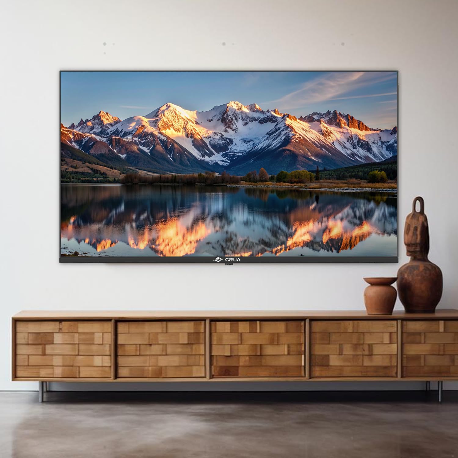 CRUA VIDAA Smart TV,101(40 Inch) TV,1920x1080P Full HD TV,LED TV with HDMI/USB/AV IN/Triple Tuner DVB-T2/T/C/S2/Compact and Smart for Your Home,Black [Energy Class E]