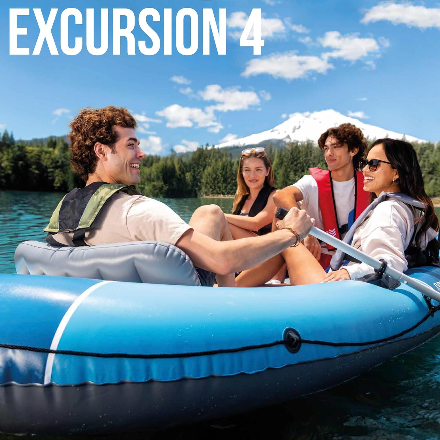 Intex Excursion 4 Boots-Set 66324NP (aufgeblasen: 315 x 165 x 43 cm)