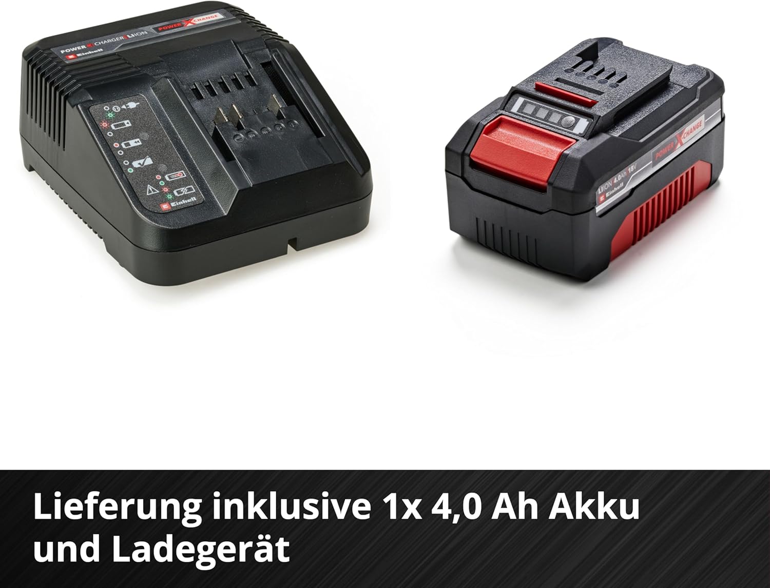 Einhell Akku-Rasenmher GE-CM 18/33 Li-Solo Power X-Change (18 V, 33 cm Schnittbreite, bis 200 m, Brushless, 30L Grasfangkorb, 25-65 mm Schnitthhe, ohne Akku)