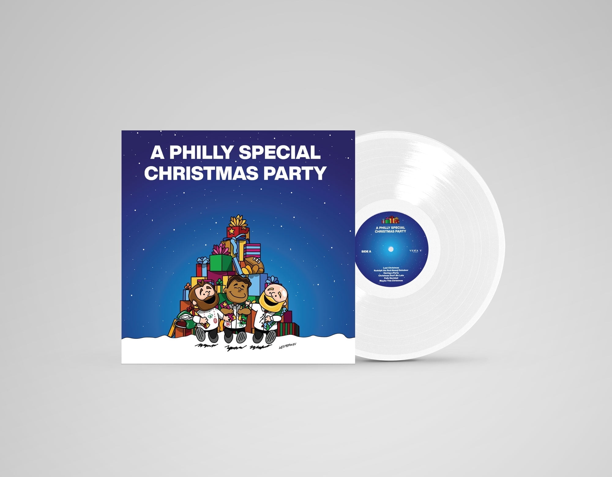 Philly Special Christmas Snow White Vinyl LP by Connor Barwin &ndash; Featuring Stevie Nicks & Boyz II Men
