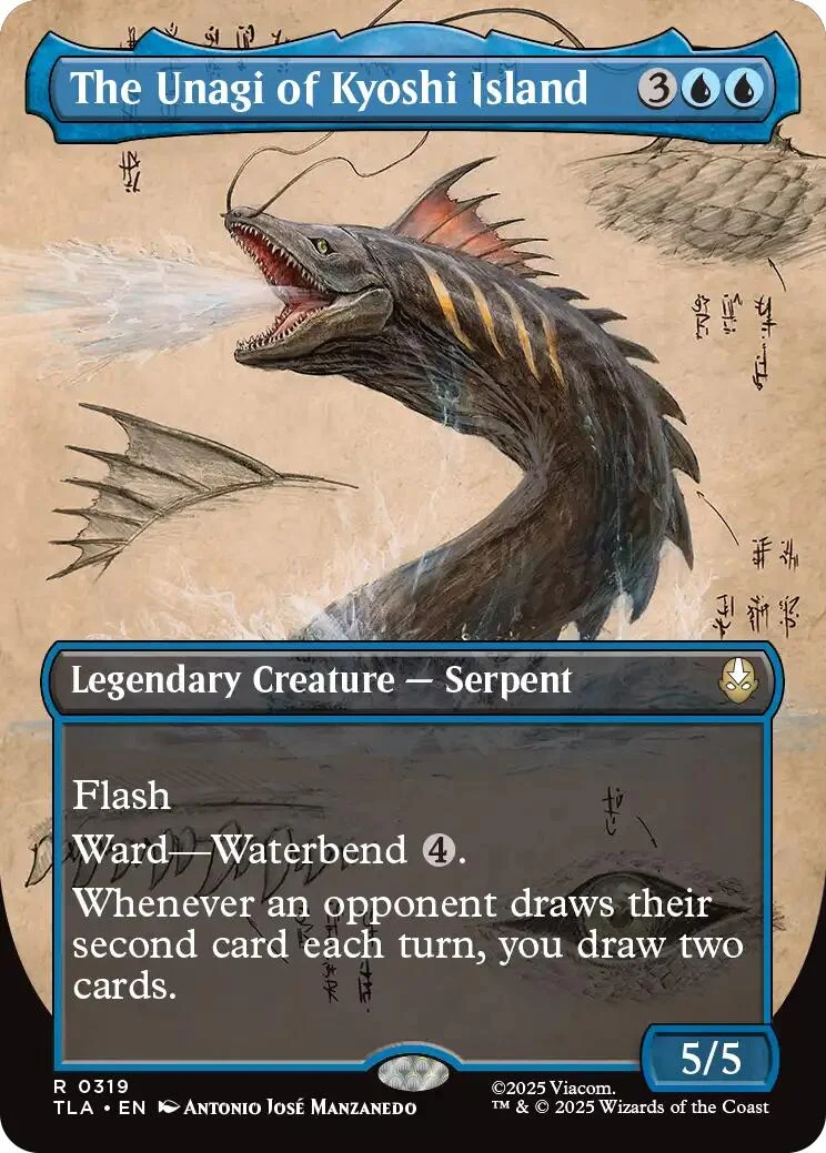The Unagi of Kyoshi Island (Borderless) (319) (Avatar: The Last Airbender)