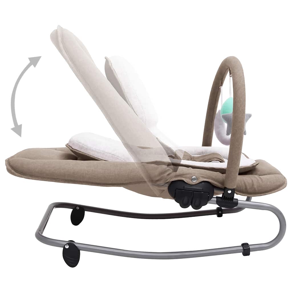 Sdraietta per Neonato in Acciaio – Colore Grigio Talpa, Struttura Robusta, Cintura di Sicurezza – Modello 10255