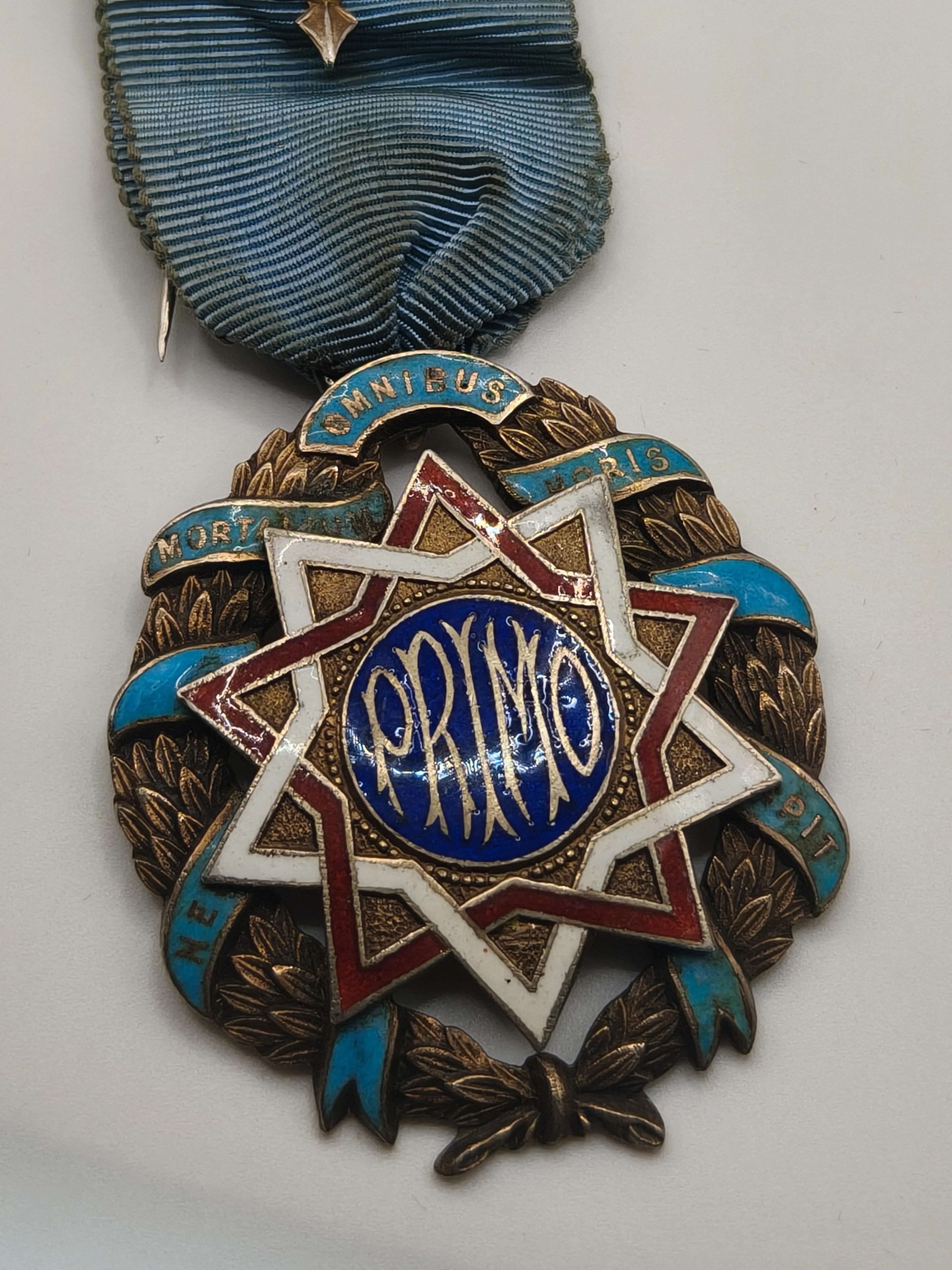Masonic British medal. Sterling silver.