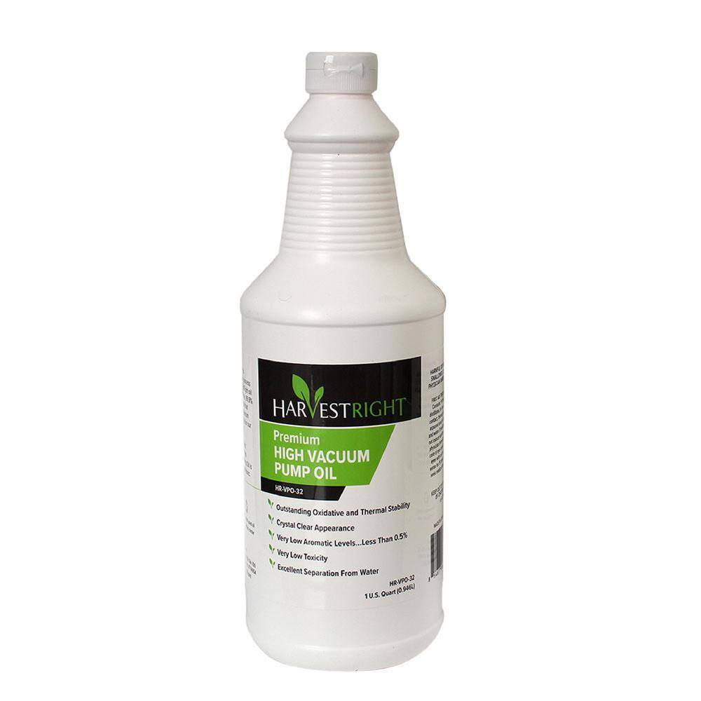 Harvest Right Premium High Vacuum Pump Oil, 1 Quart &ndash; Low Toxicity, High Performance