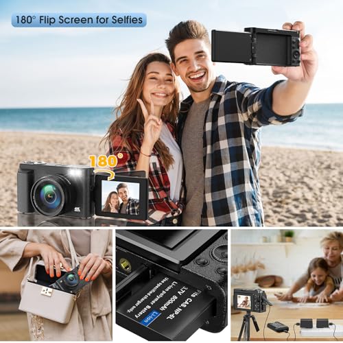 Fotocamera Oiadek Autofocus Caricabatterie Adolescenti