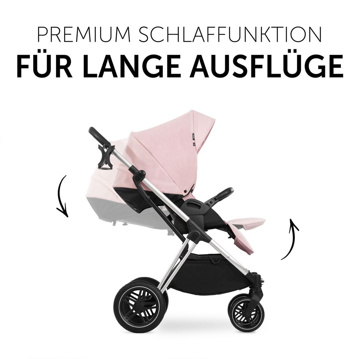Kombi-Kinderwagen Vision X Trio Set - Melange Rose