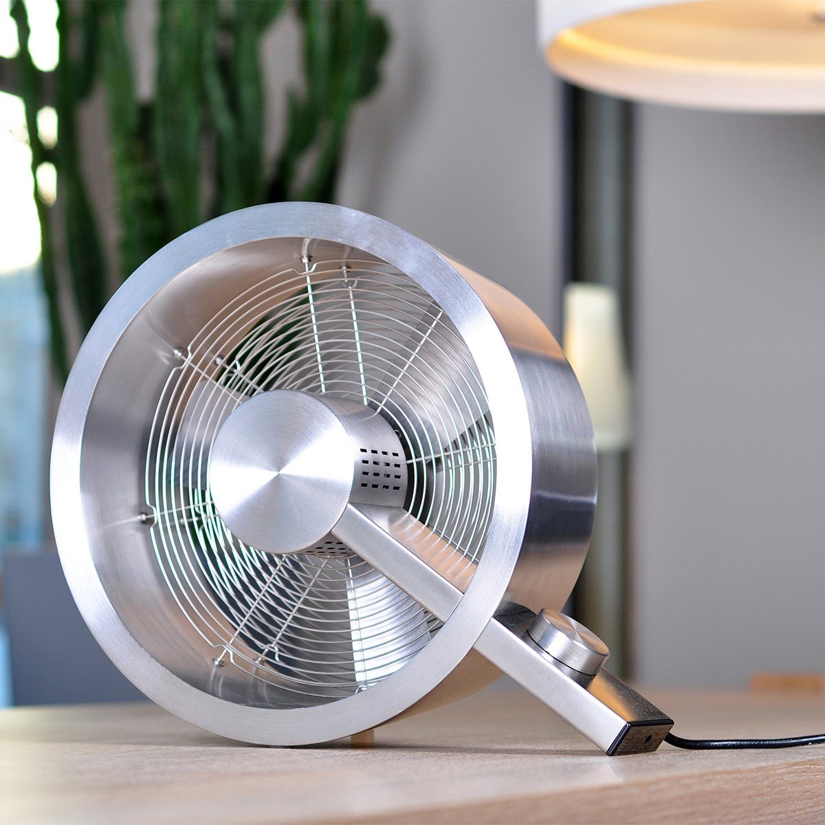 Tischventilator Ventilator Q, silber - ohne Fernbedienung