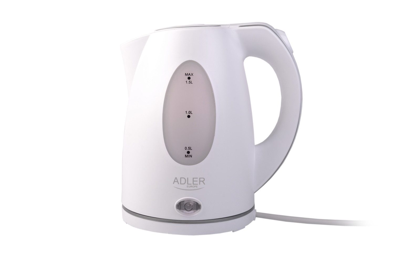 Wasserkocher AD 1207 Wasserkocher 1,5 L - 2000 W, 360°-Sockel - Weiß