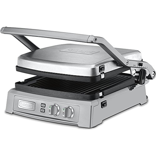 Cuisinart Griddler Deluxe Brushed Stainless (GR 150) with 1 YR CPS Enhanced Protection Pack: Home & Kitchen