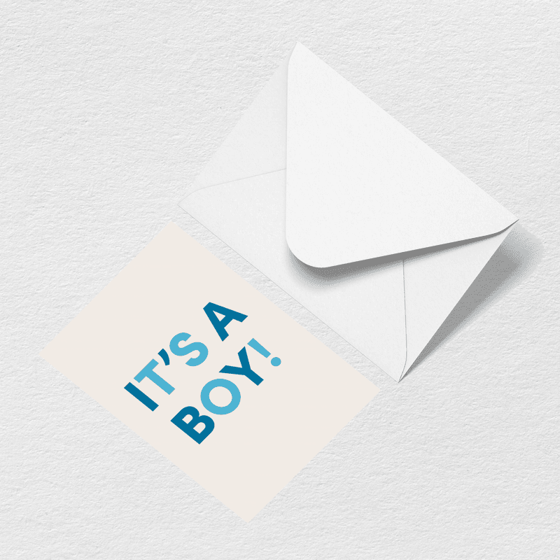It’s A Boy Greeting Card
