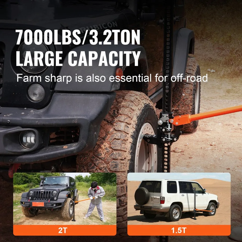 48" off Road Farm Jack Hoist 7000 Lbs High Lift Tractor Vehicle'S Winch